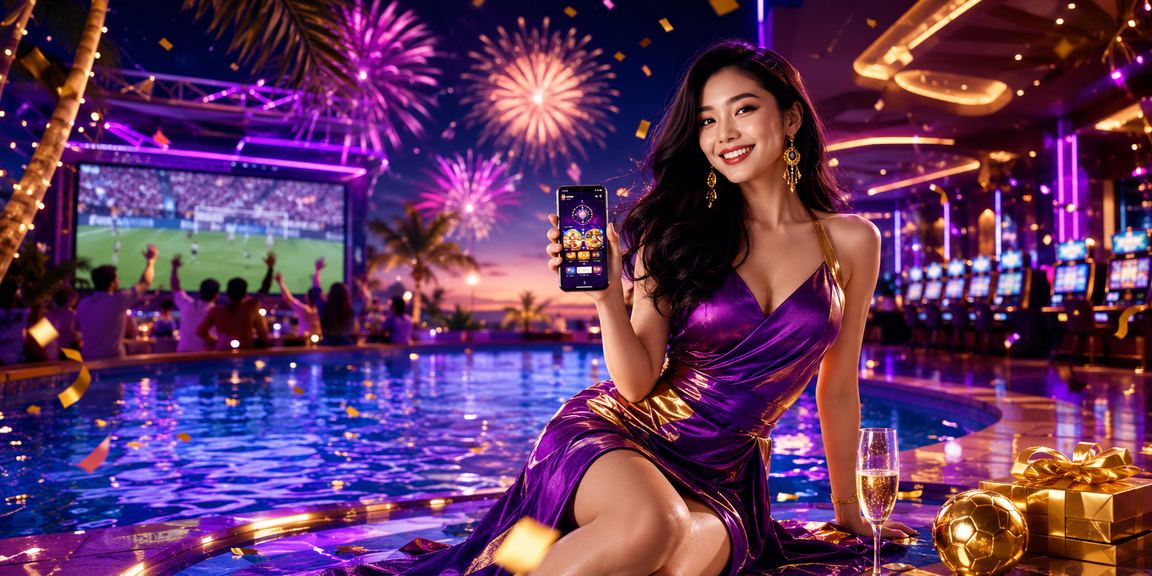 Ứng dụng cá cược casino neon tại Hà Nội – giao diện di động ban đêm với ánh đèn rực rỡ