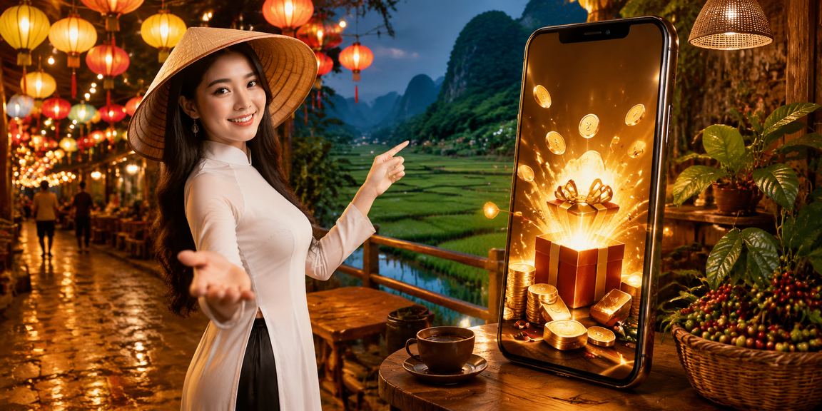 Người dùng Ninh Bình thực hiện nạp tiền và nhận thưởng trên ar15 trong lúc uống cà phê